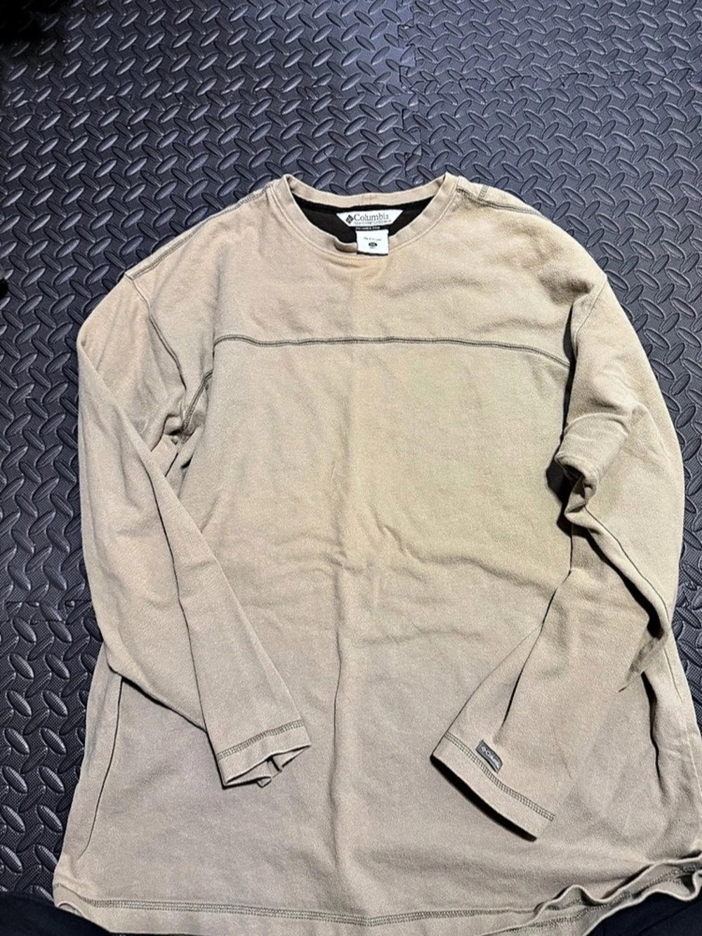 Columbia Men's Long Sleeve Shirt Beige XXL